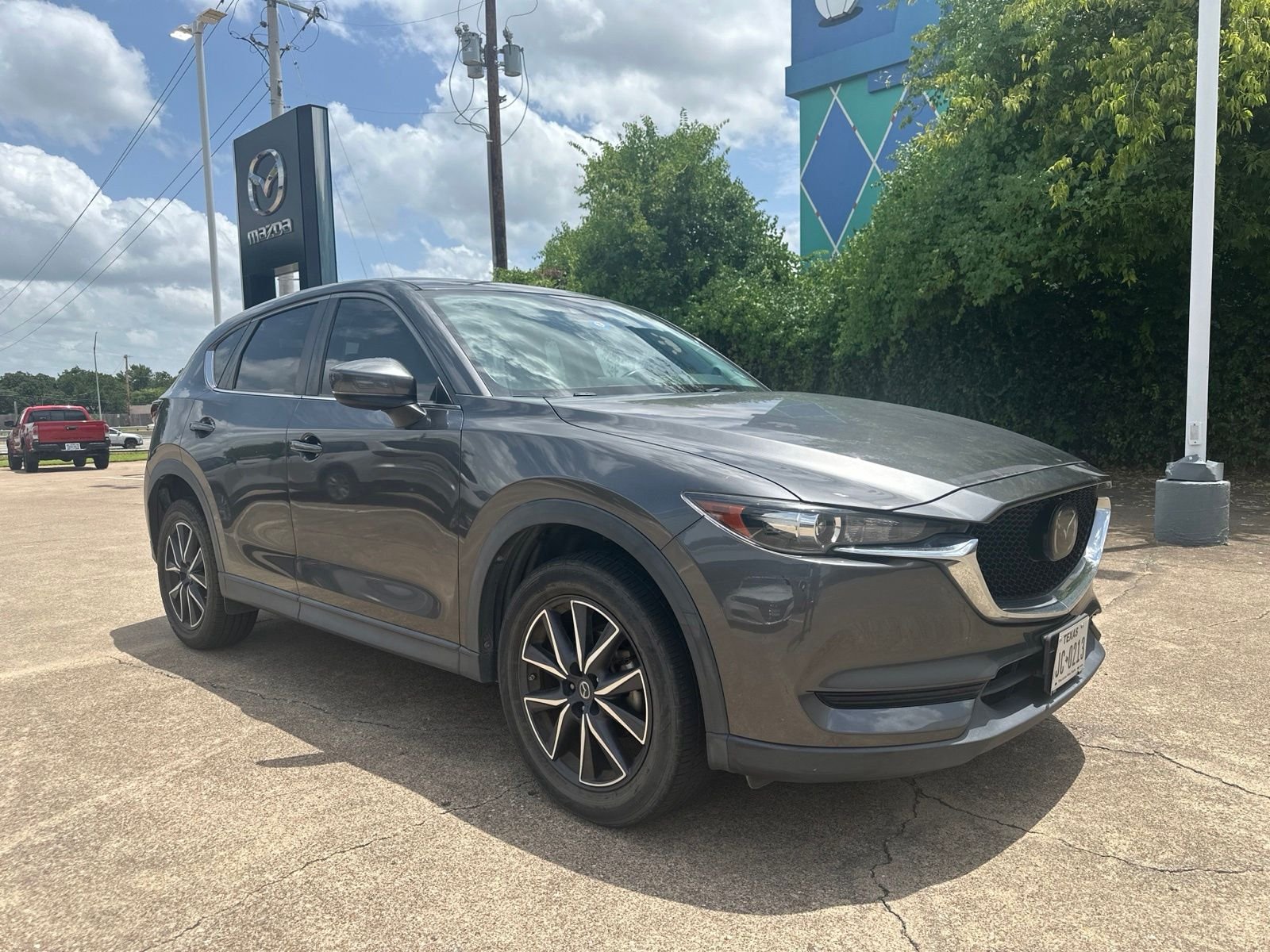 Used 2018 Machine Gray Metallic Mazda Touring image 2