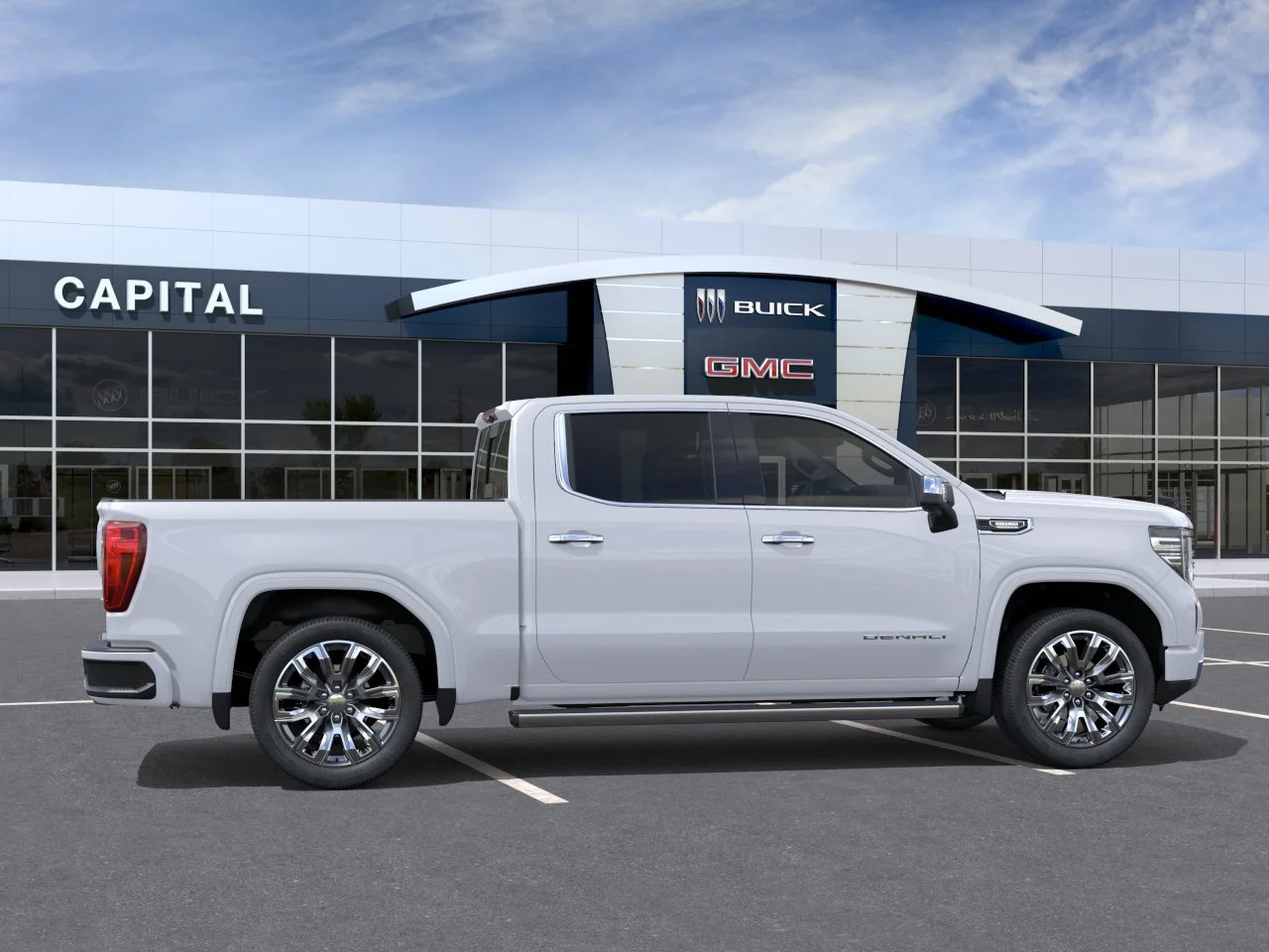 New 2026 GLACIER WHITE TRICOAT GMC Denali image 6