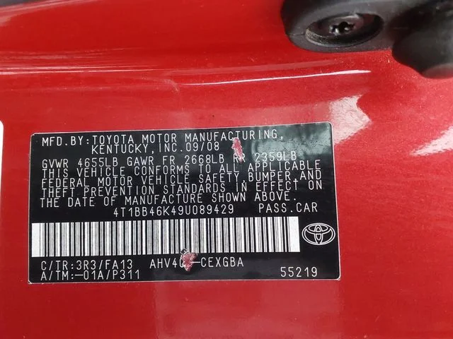 Used 2009 Barcelona Red Metallic Toyota Base image 24