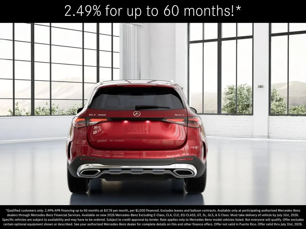 New 2026 MANUFAKTUR Patagonia Red Metallic Mercedes-Benz GLC 300 image 67