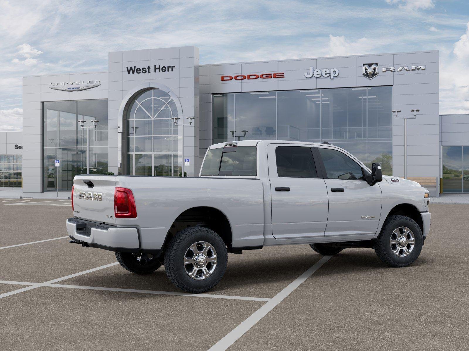 New 2026 Bright White Clear-Coat Exterior Paint RAM Big Horn image 4