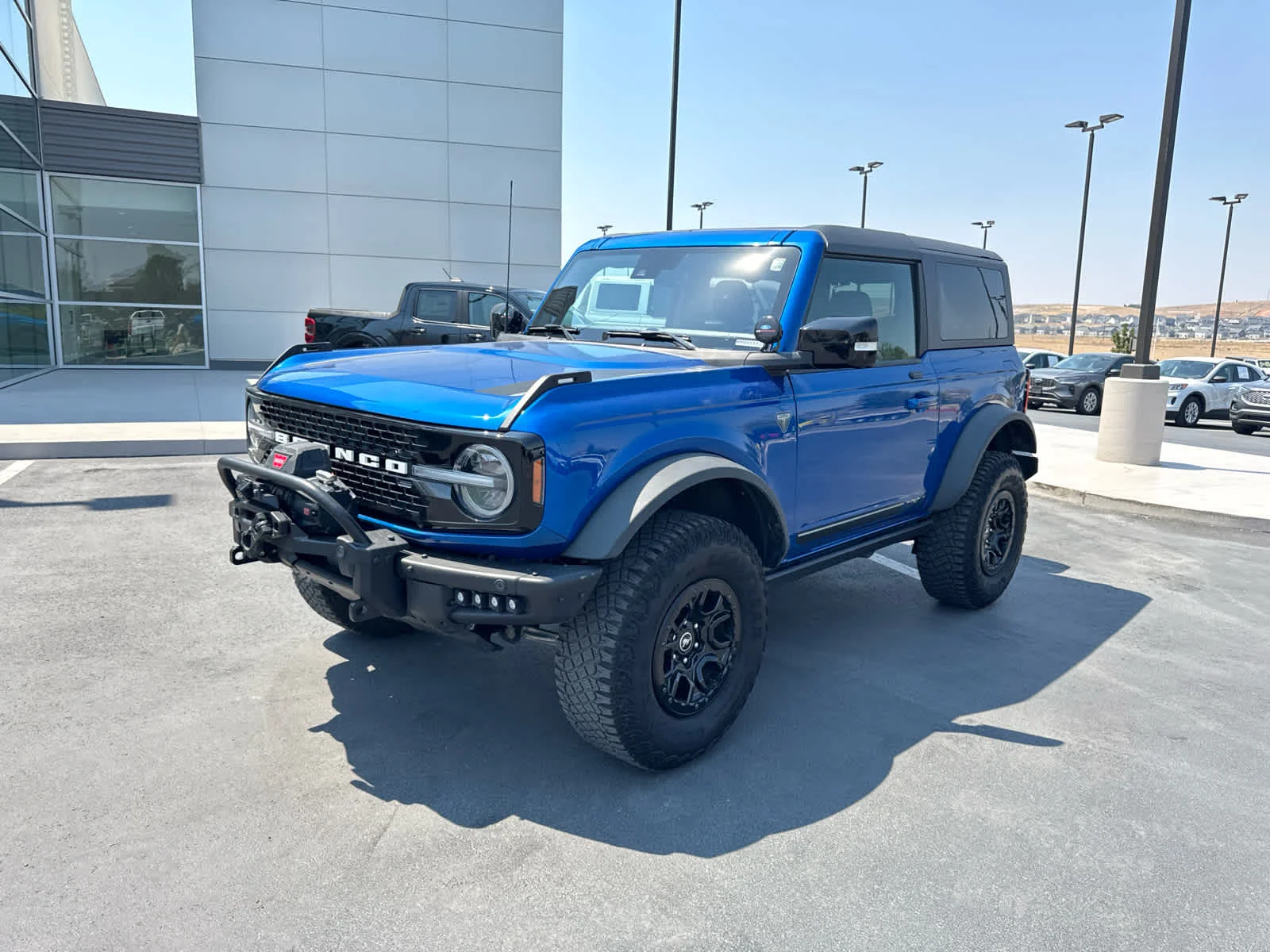 Used 2021 Lightning Blue Metallic Ford First Edition image 2