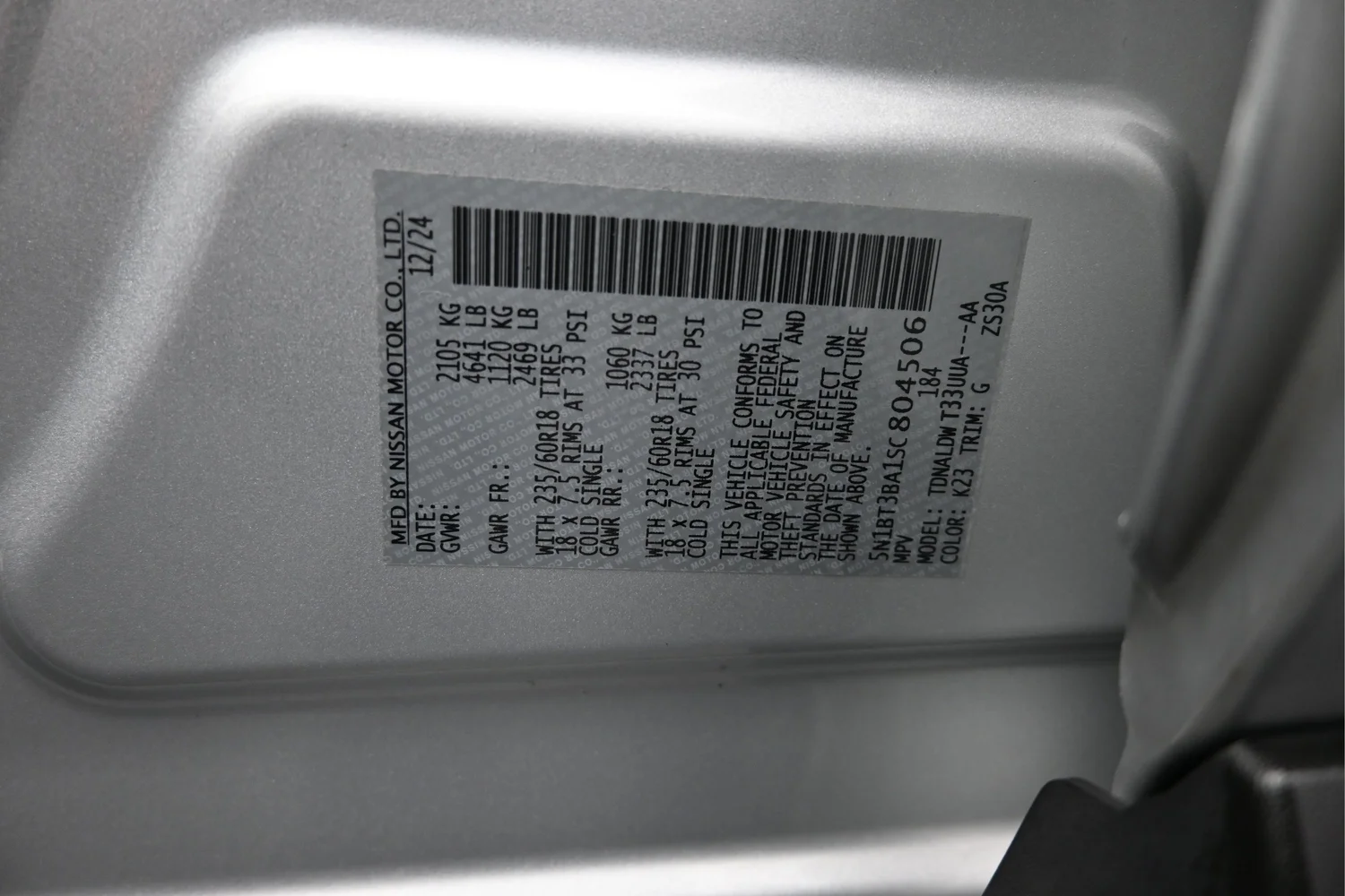 Used 2025 Silver Nissan SV image 19