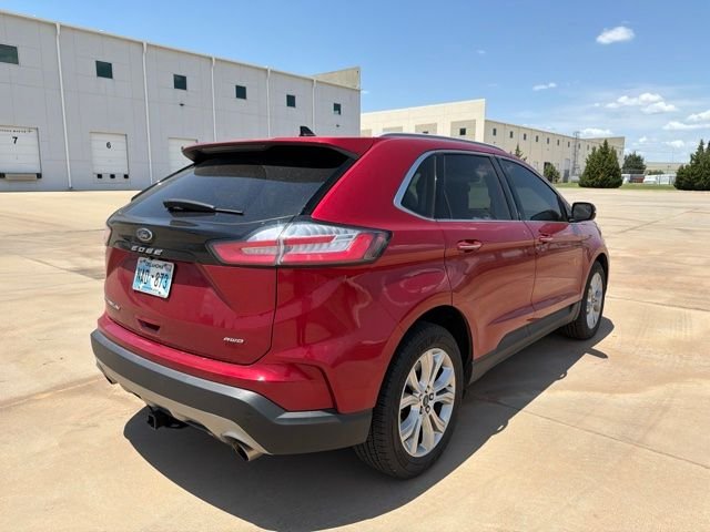 Used 2022 Red Ford Titanium image 4