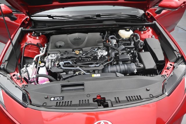 Used 2025 Supersonic Red Toyota LE image 26