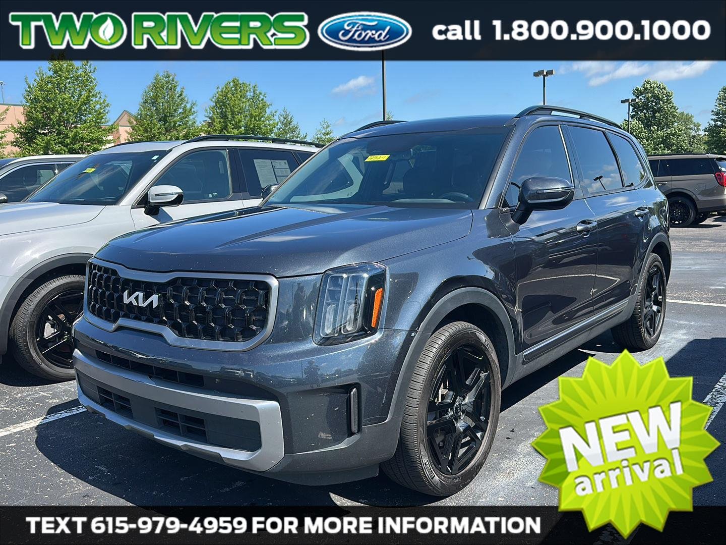 Used 2023 Gravity Gray Kia EX X-Line image 1