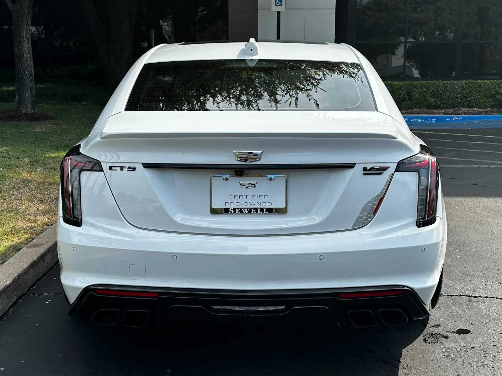 Certified Used 2025 Summit White Cadillac V-Series Blackwing image 3