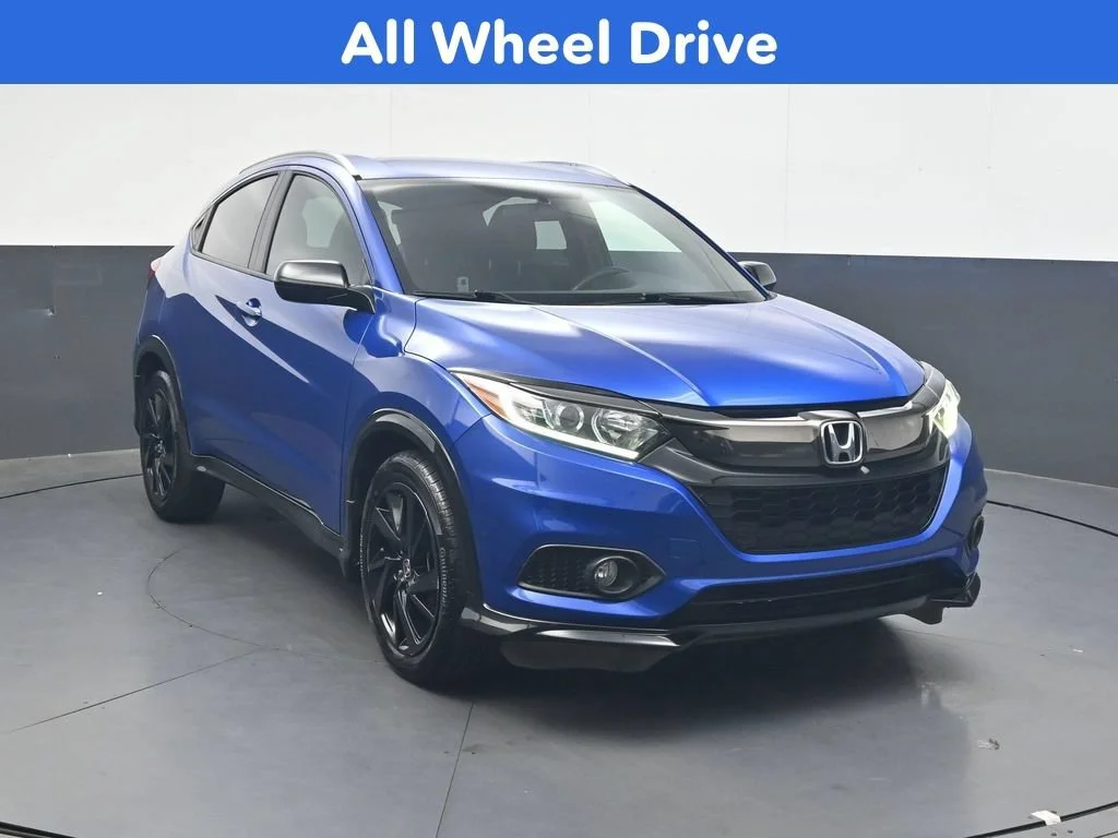 Certified Used 2021 Aegean Blue Metallic Honda Sport image 42