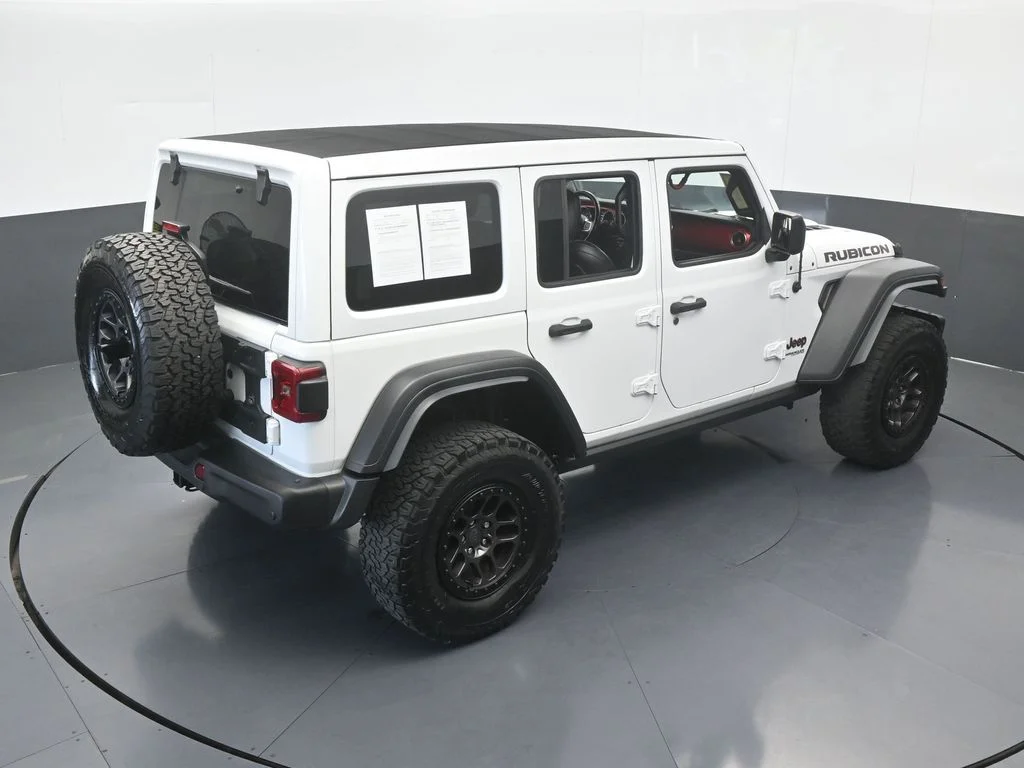 Used 2022 Bright White Clearcoat Jeep Unlimited Rubicon image 54