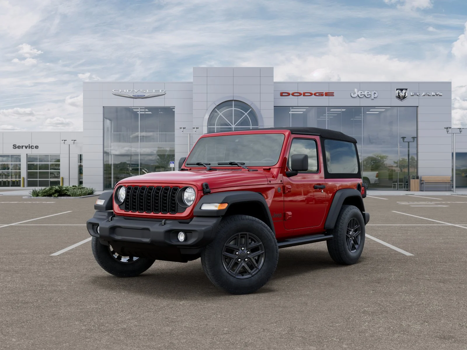 New 2026 Firecracker Red Clear-Coat Exterior Paint Jeep Sport image 40