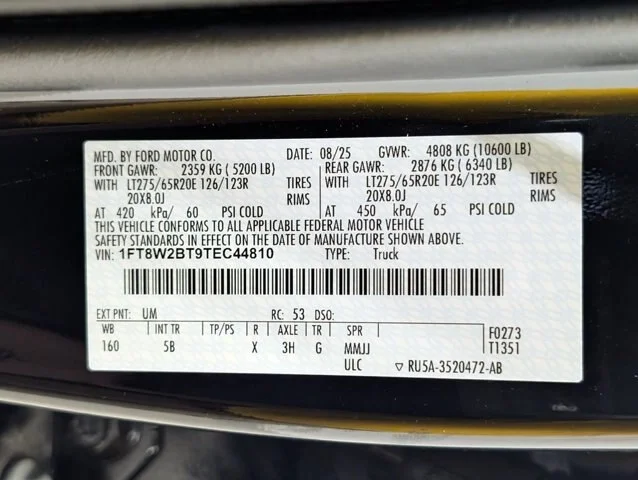 New 2026 Agate Black Metallic Ford F-250® Lariat® image 72