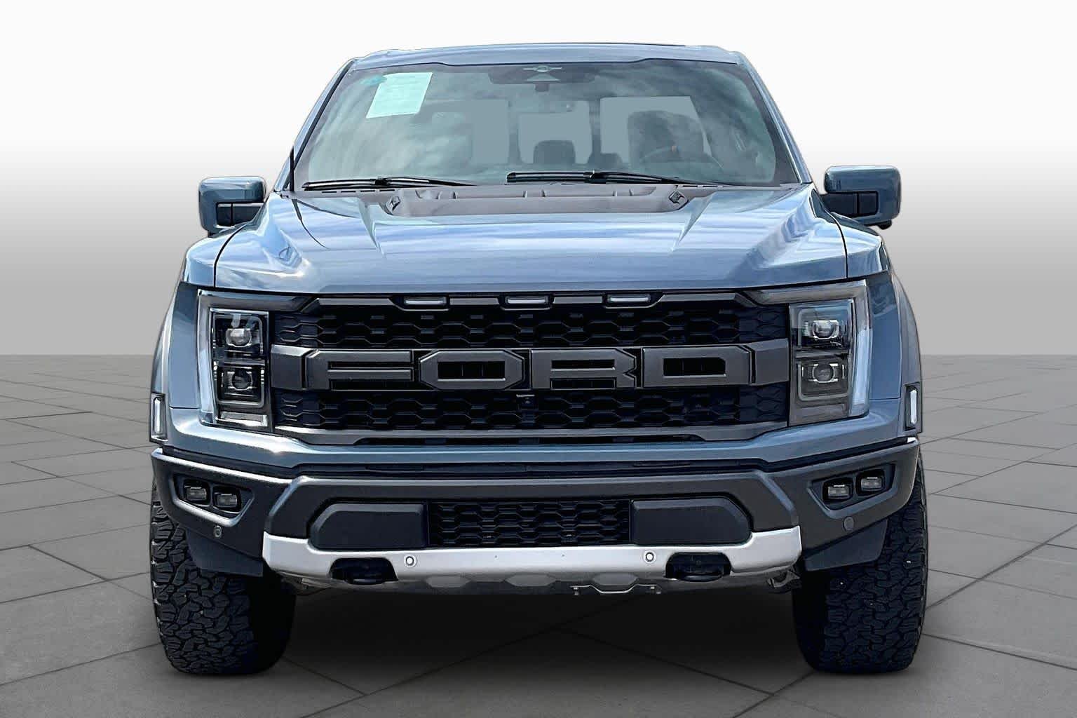Used 2023 Azure Gray Metallic Tri-Coat Ford Raptor image 4
