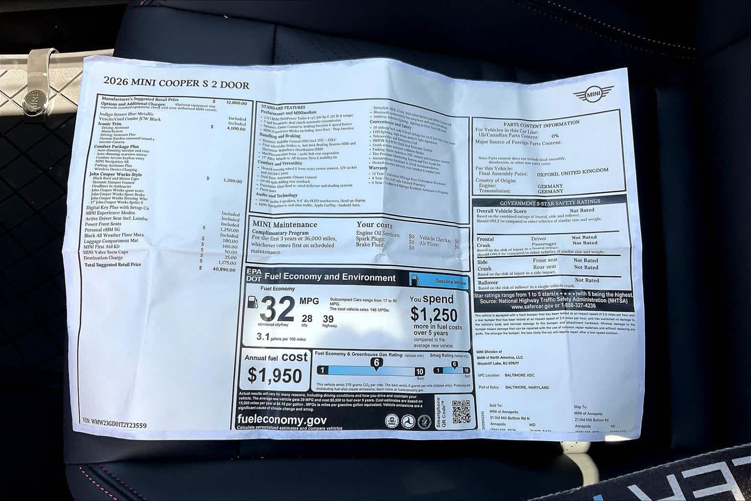 2026 MINI Hardtop 2 Door S - Photo 19
