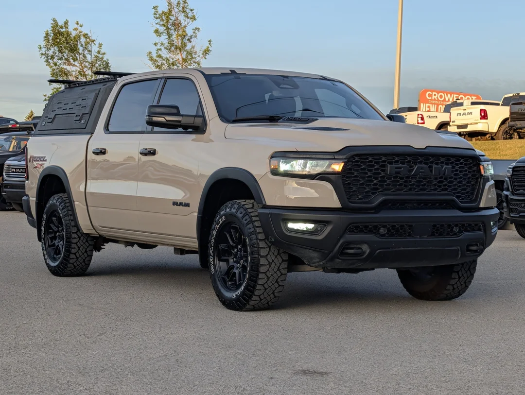 Certified Used 2025 mojave sand RAM Rebel X 10Th Anniversary - Premium Leather - Rebel Level II - Dual Pane Sunroof & More image 2