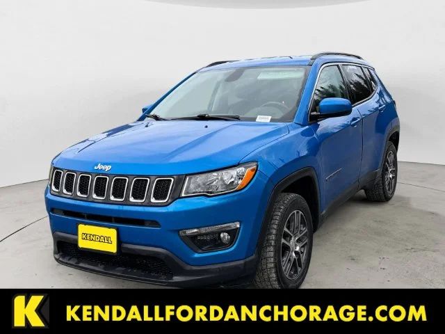 Used 2018 Laser Blue Jeep Latitude image 1