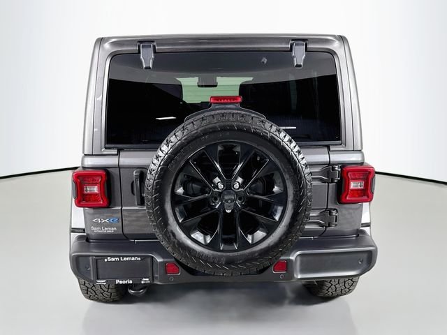 Used 2021 Gray Jeep Unlimited Sahara 4xe image 6