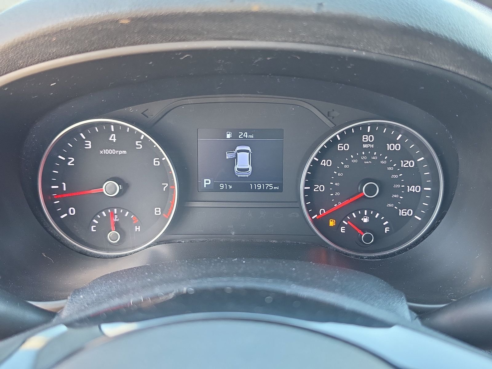 Used 2020 Red Kia LX image 23
