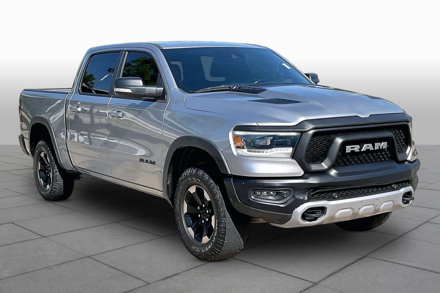 Used 2021 Billet Silver Metallic Clearcoat Ram Rebel image 3