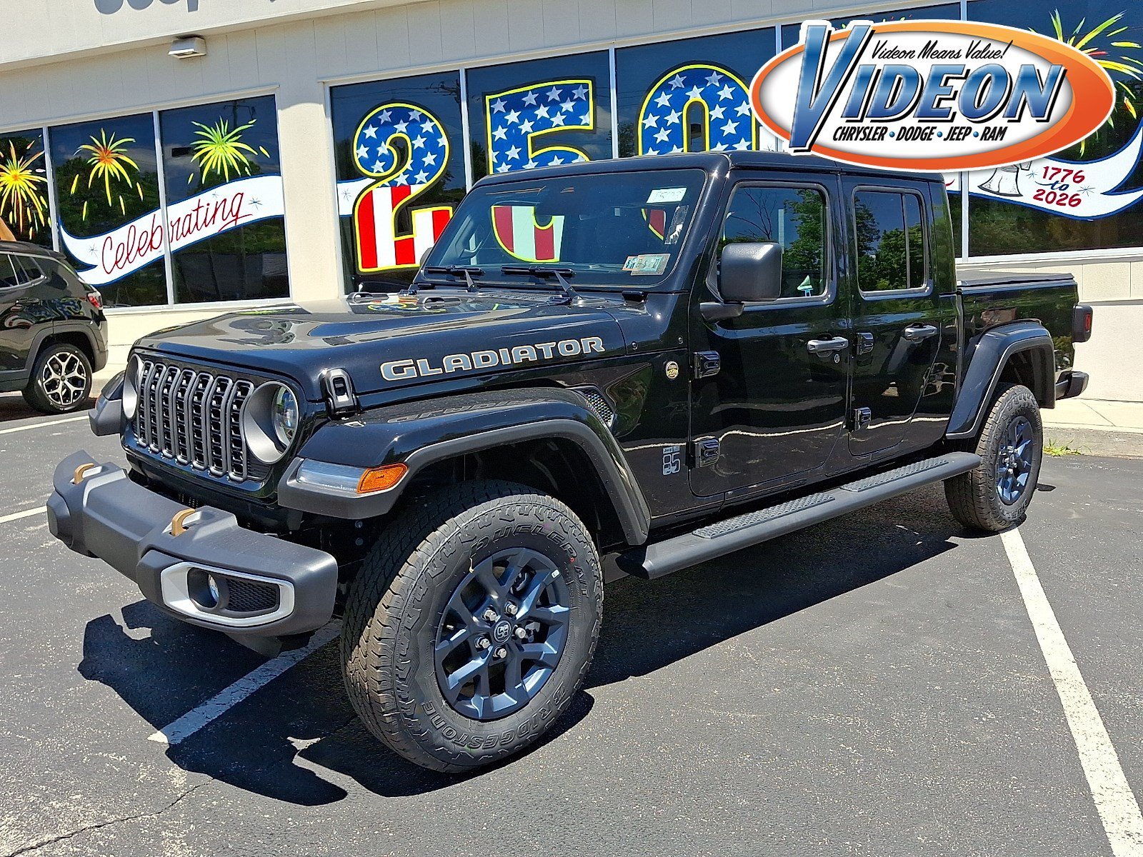 New 2026 Black Clear-Coat Exterior Paint Jeep 85th Anniversary Edition image 1