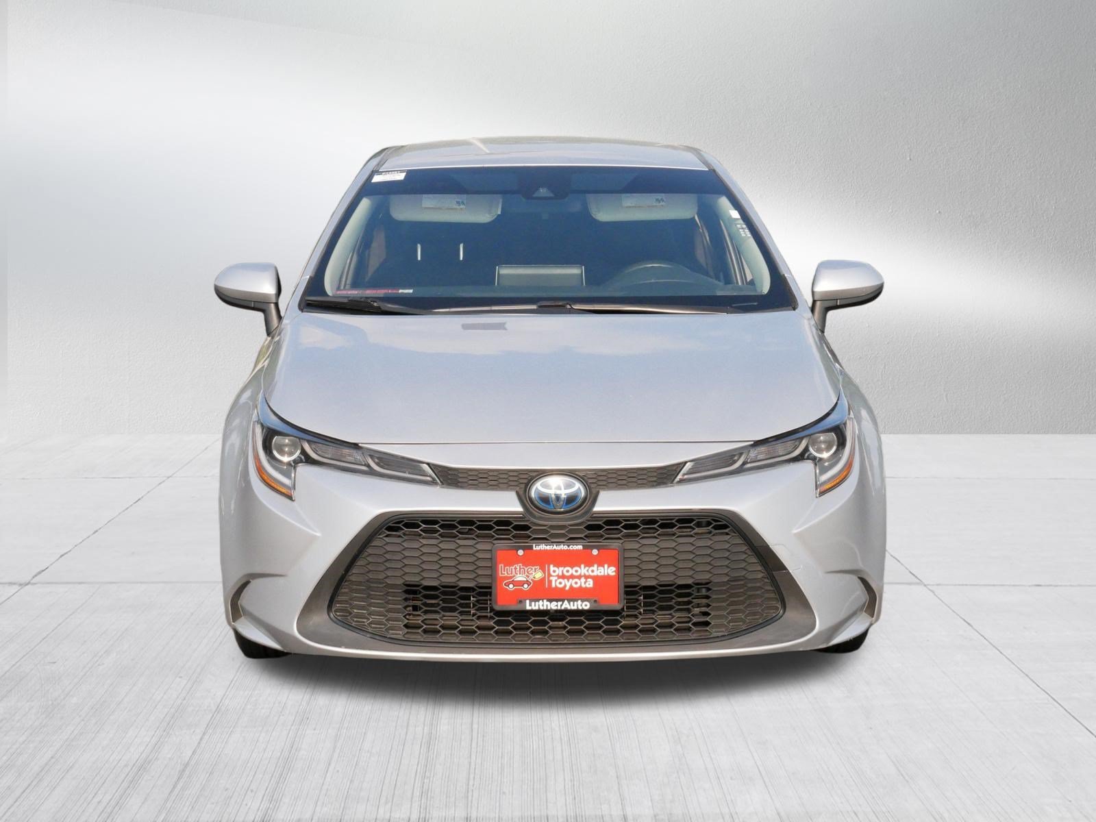 Certified 2021 Toyota Corolla LE with VIN JTDEAMDE0MJ029949 for sale in Brooklyn Center, Minnesota