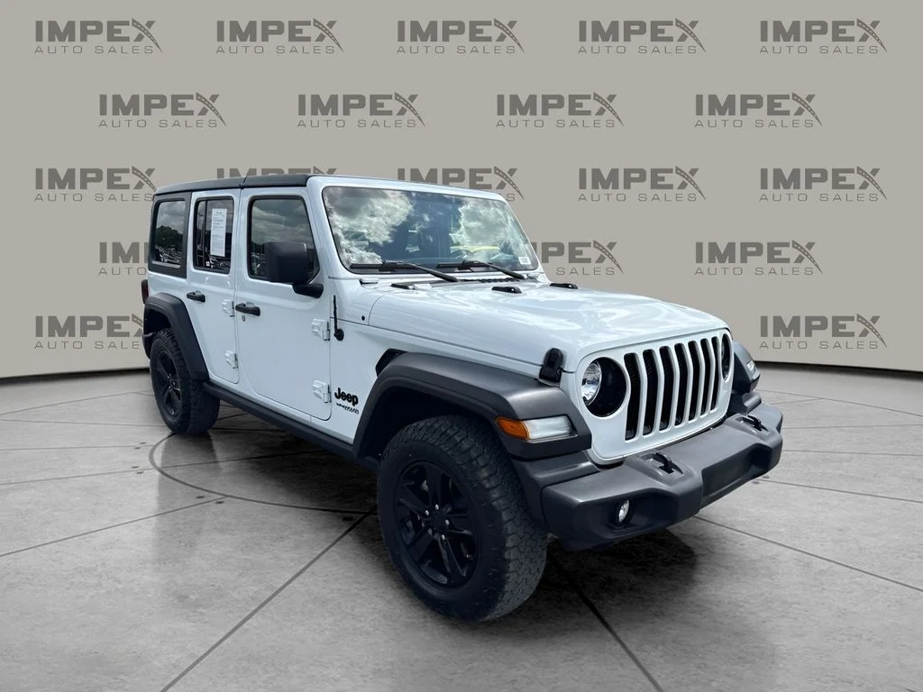 Used 2021 White Jeep Unlimited Sport Altitude image 7