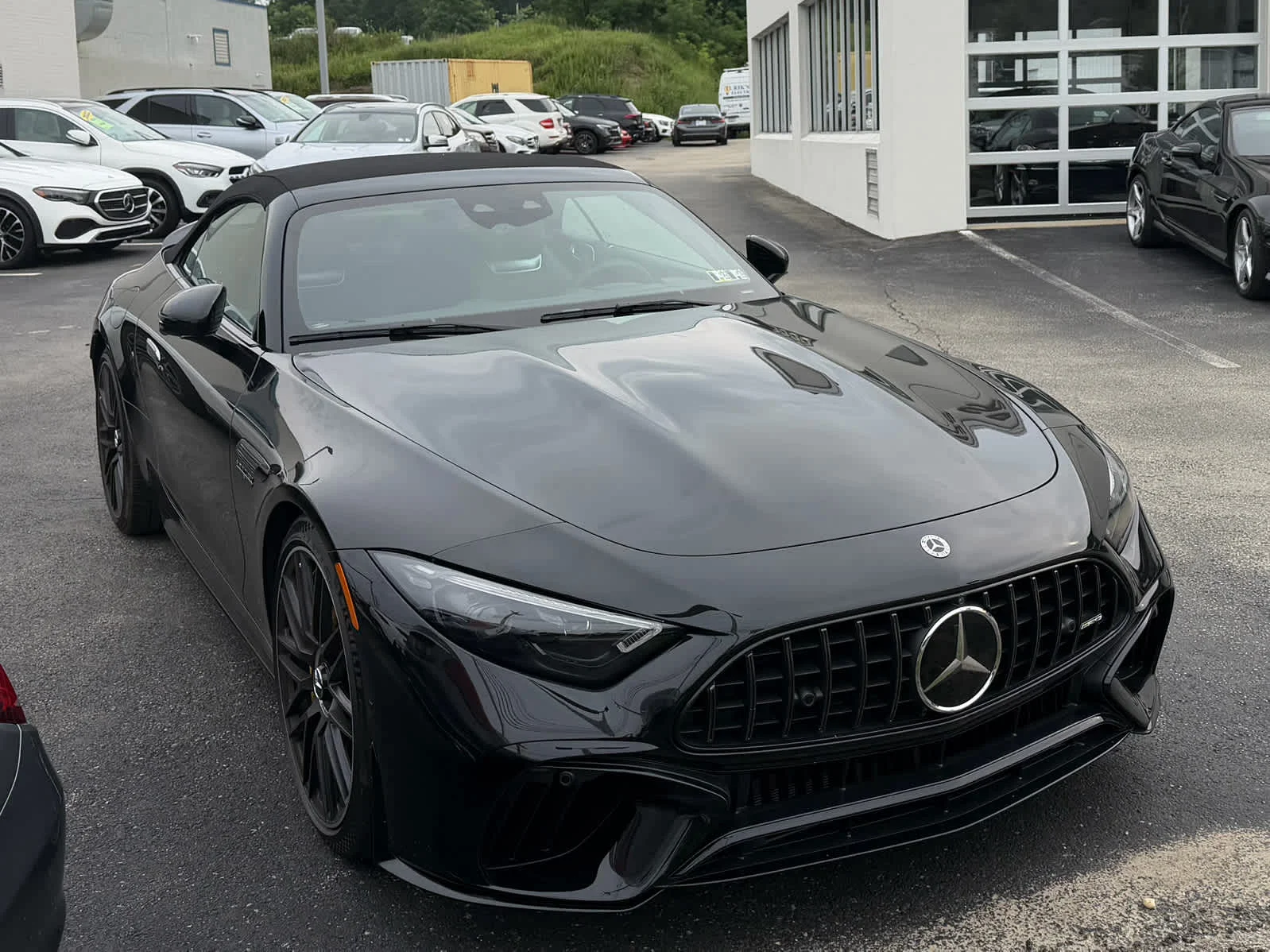 Certified Used 2022 Obsidian Black Metallic Mercedes-Benz AMG® SL 63 image 3