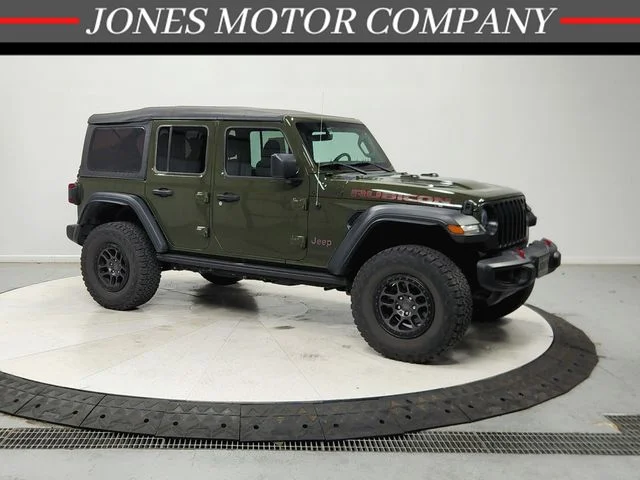 Used 2022 Green Jeep Unlimited Rubicon image 1