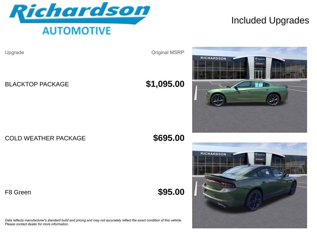 Used 2023 Green Dodge SXT AWD image 6