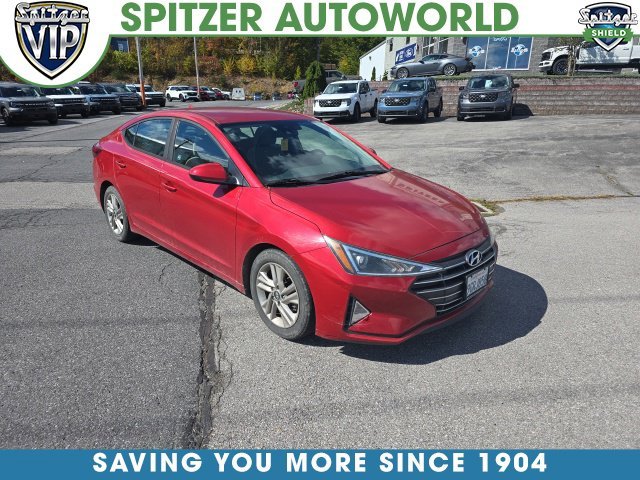Used 2020 Scarlet Red Pearl Hyundai SEL image 1