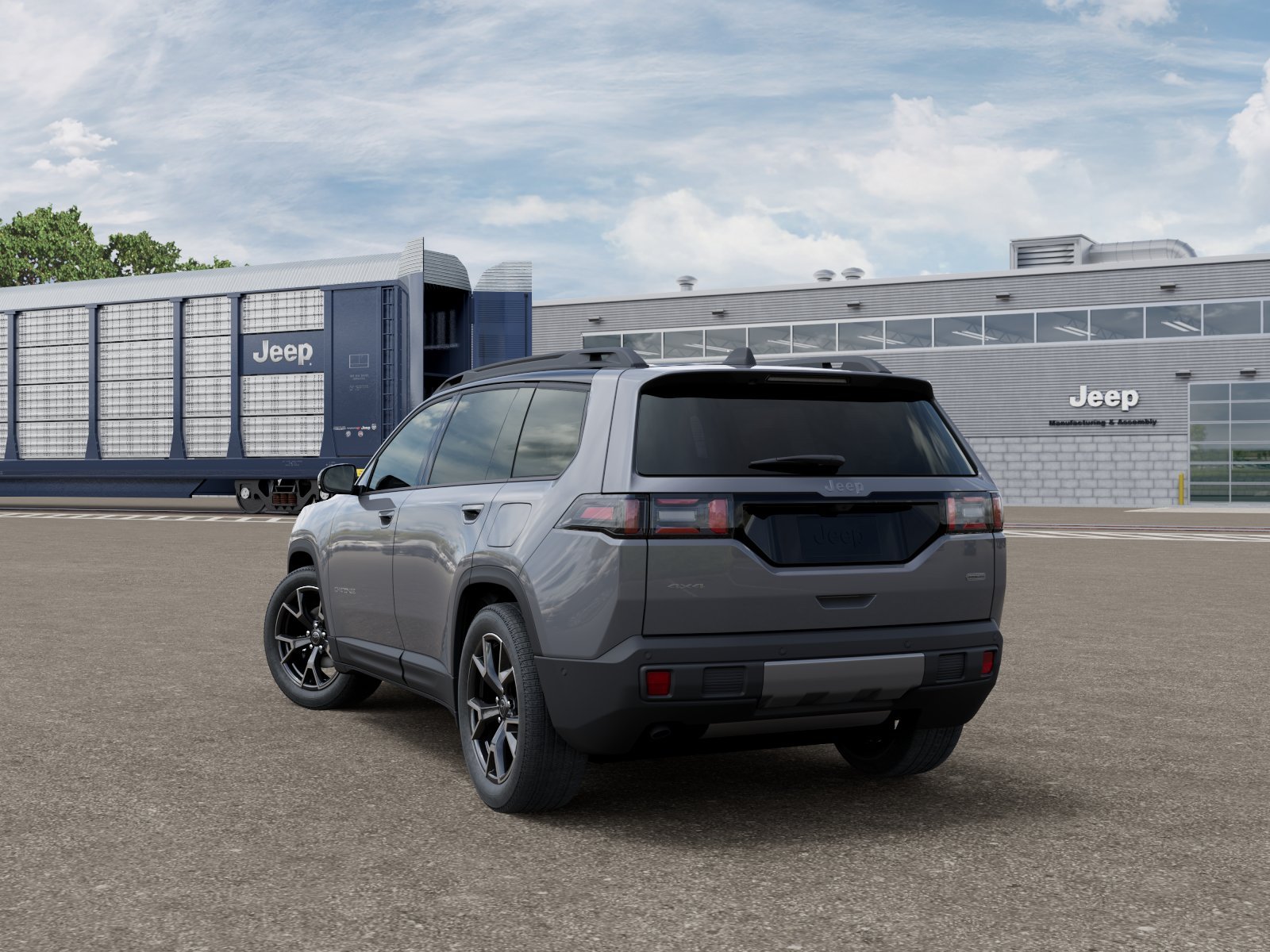New 2027 Sting-Gray Clear-Coat Paint Jeep Overland image 3