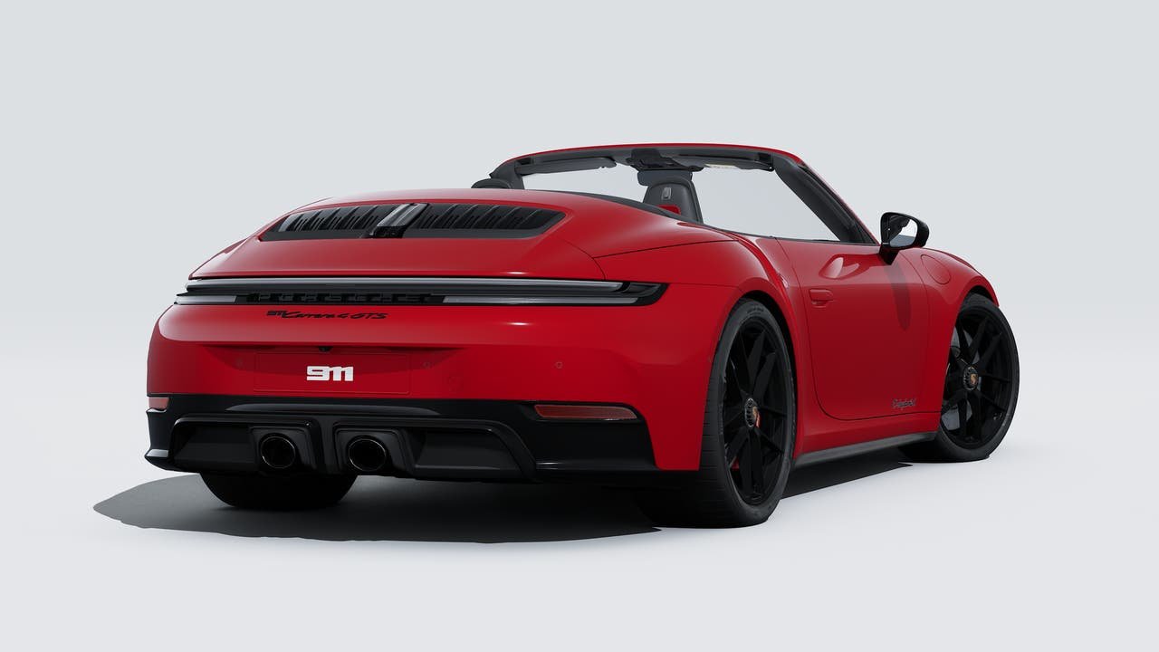 New 2026 Carmine Red Porsche Carrera 4 GTS Cabriolet image 9