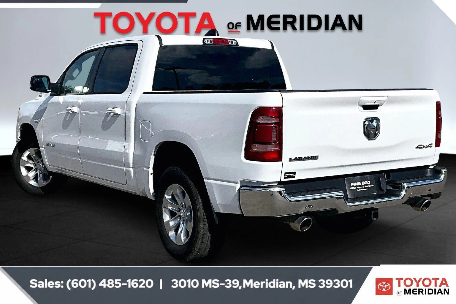 Used 2023 Bright White Clearcoat Ram Laramie image 2
