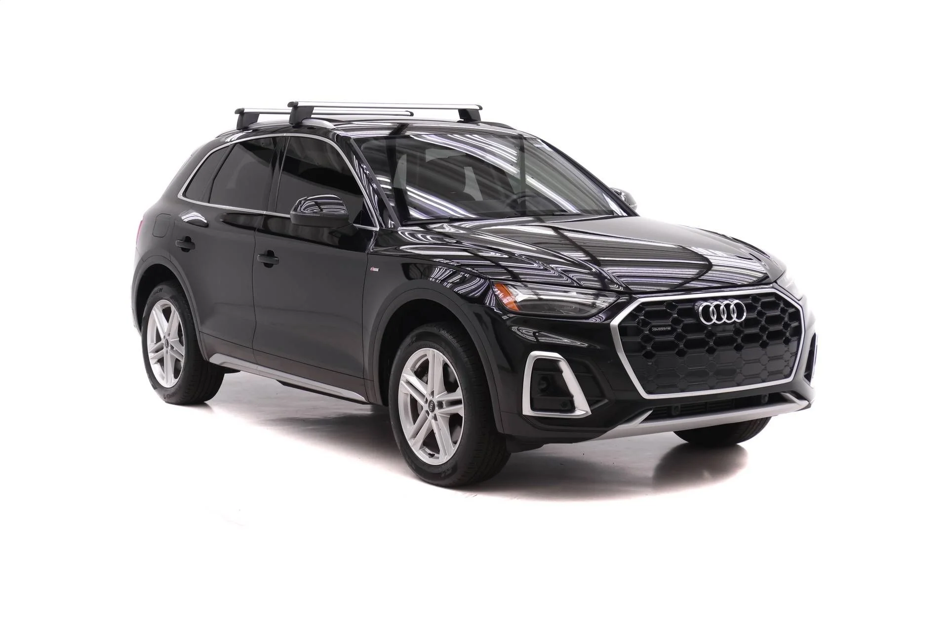 Certified Used 2024 Black Audi 55 Premium Plus image 2