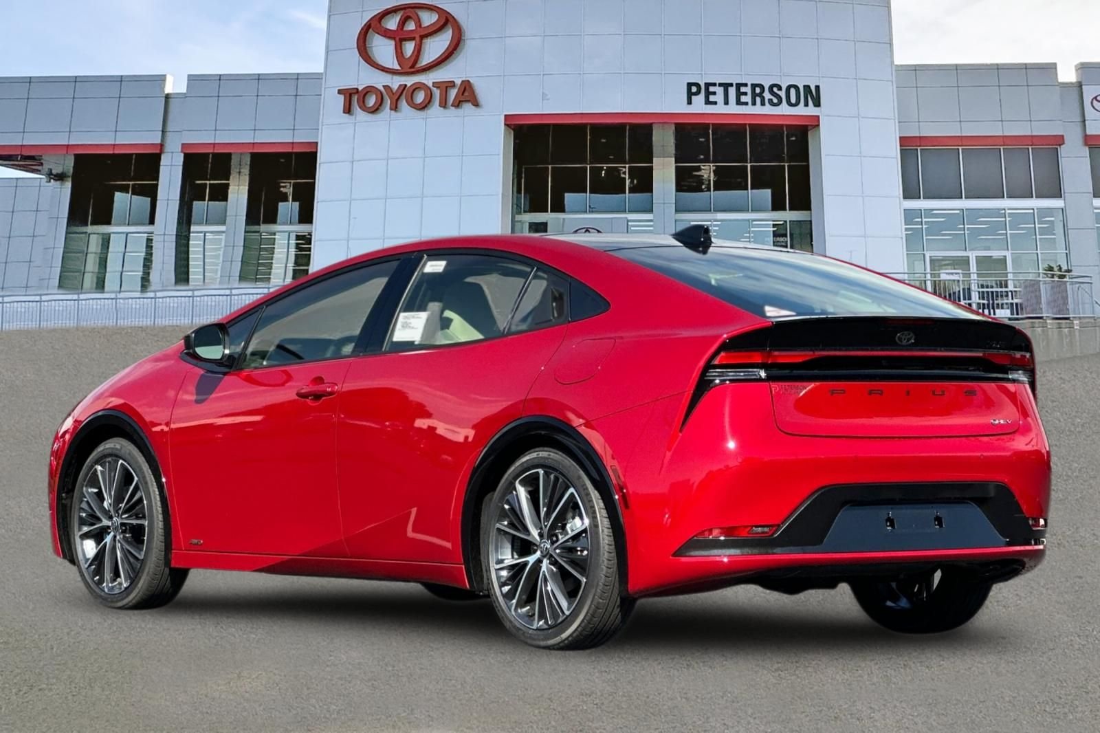 New 2026 Supersonic Red Toyota XLE AWD image 6