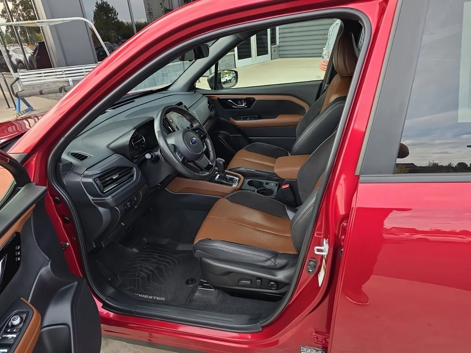 Used 2025 Crimson Red Pearl Subaru Touring image 11