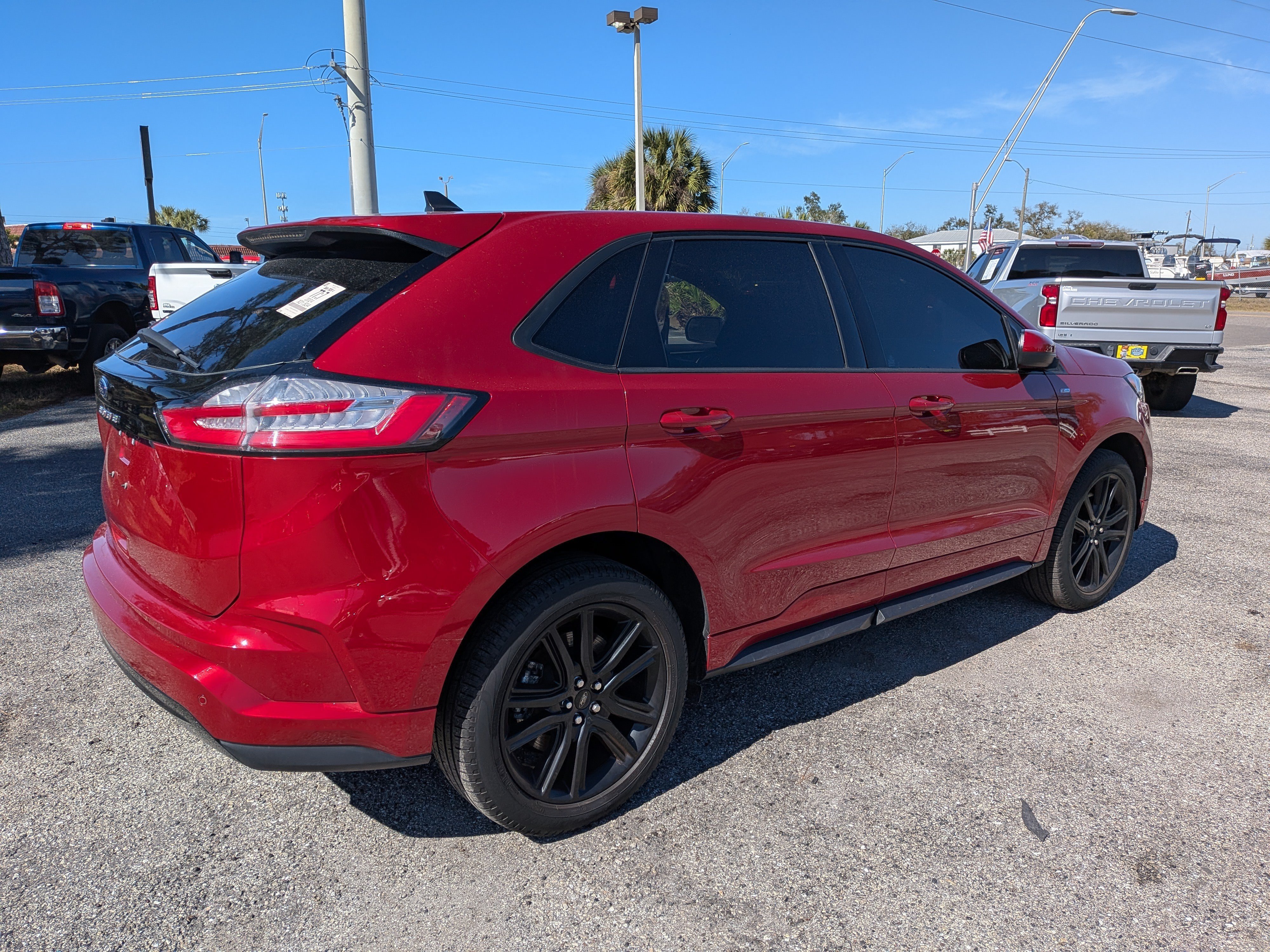 Used 2024 Rapid Red Metallic Tinted Clearcoat Ford ST-Line image 4