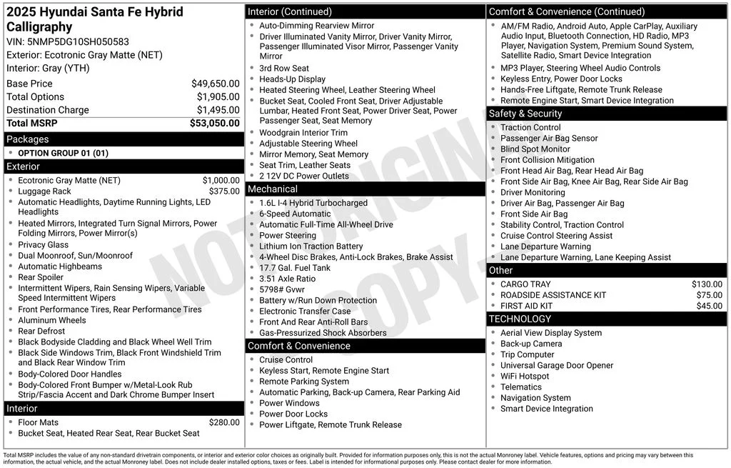 Used 2025 Gray Hyundai Calligraphy image 6