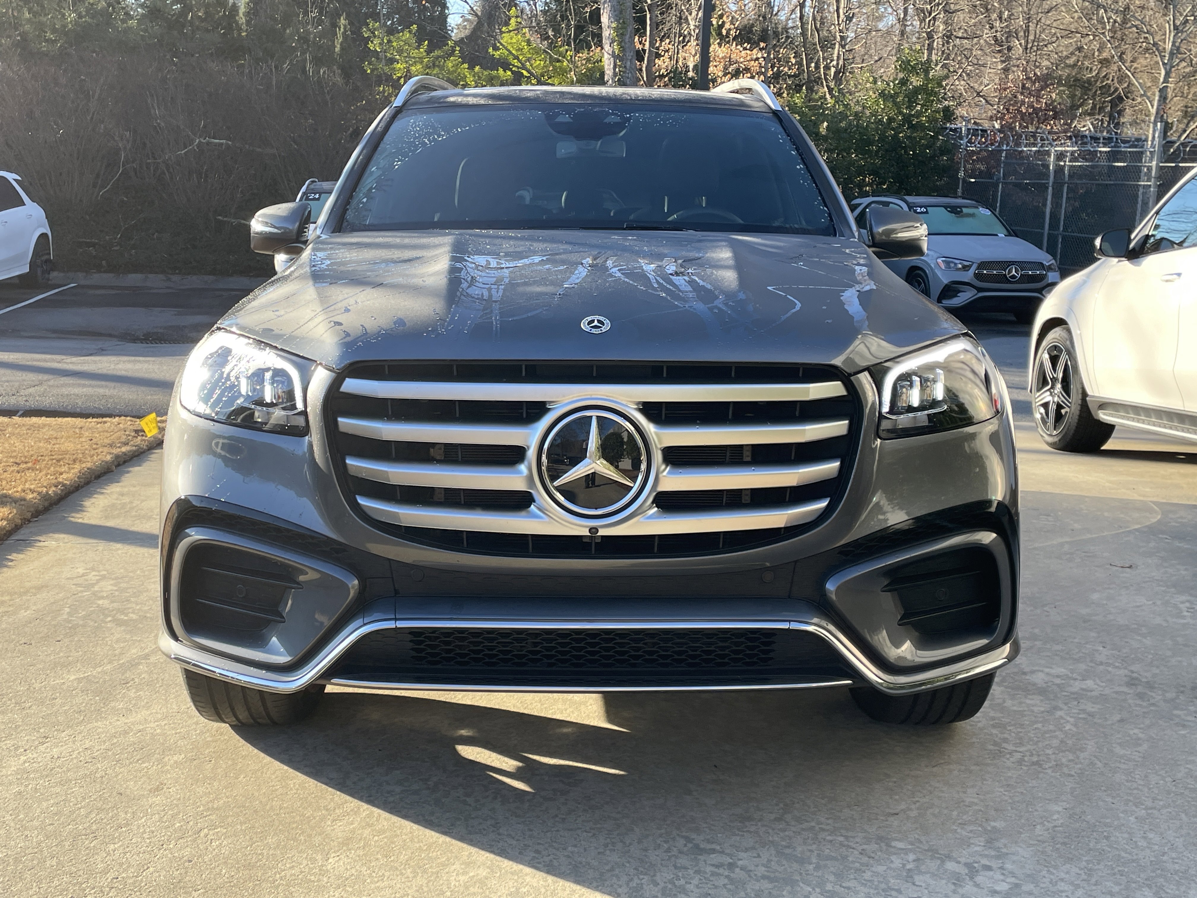 Certified Used 2025 Selenite Grey Metallic Mercedes-Benz GLS 450 4MATIC® SUV image 3