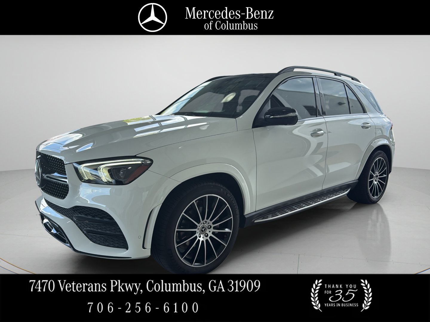 Certified Used 2022 Polar White Mercedes-Benz GLE 350 image 1