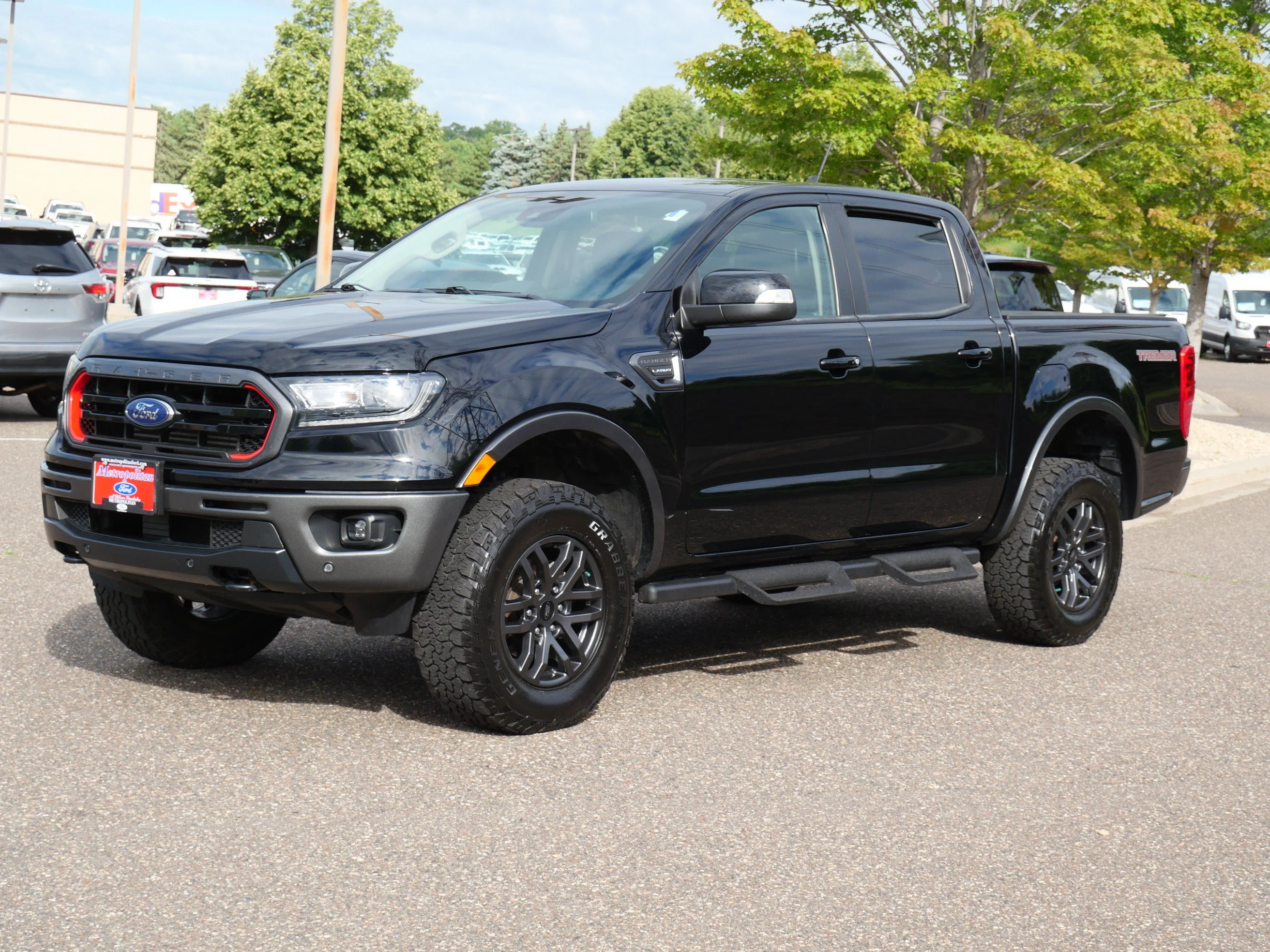 Certified Used 2023 Shadow Black Ford LARIAT 4WD SuperCrew 5 Box image 3