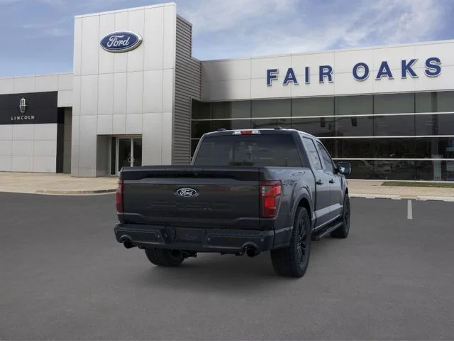 New 2026 Agate Black Metallic Ford XLT image 8