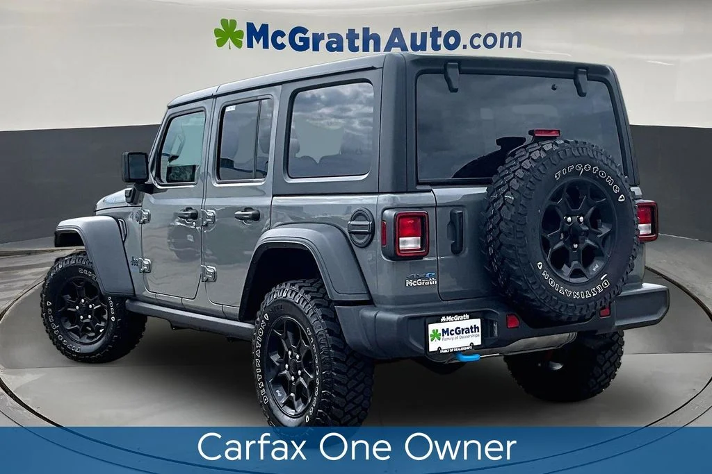 Certified Used 2023 Gray Jeep Willys 4xe image 5