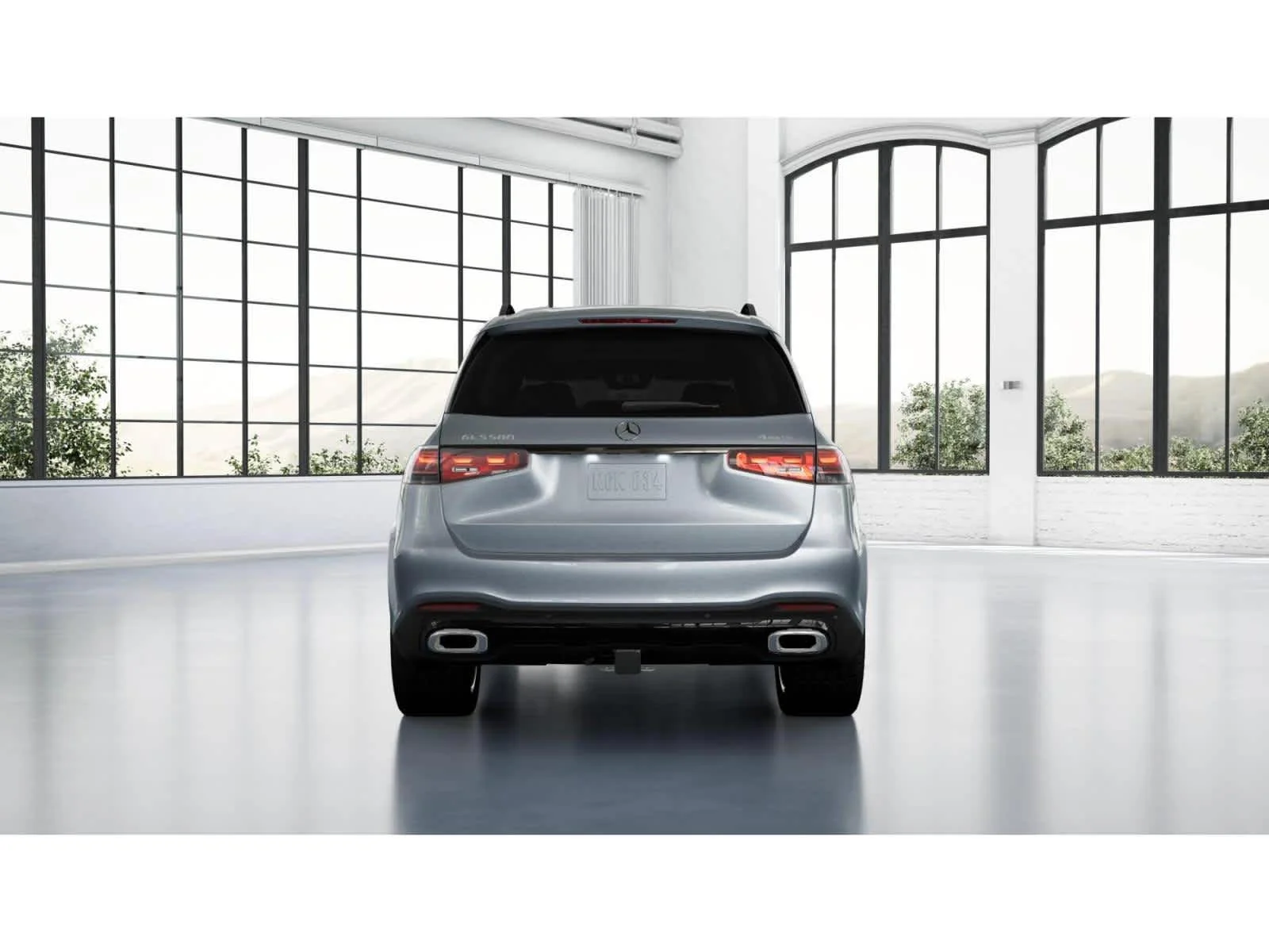 Used 2025 Cirrus Silver Metallic Mercedes-Benz GLS 580 image 24