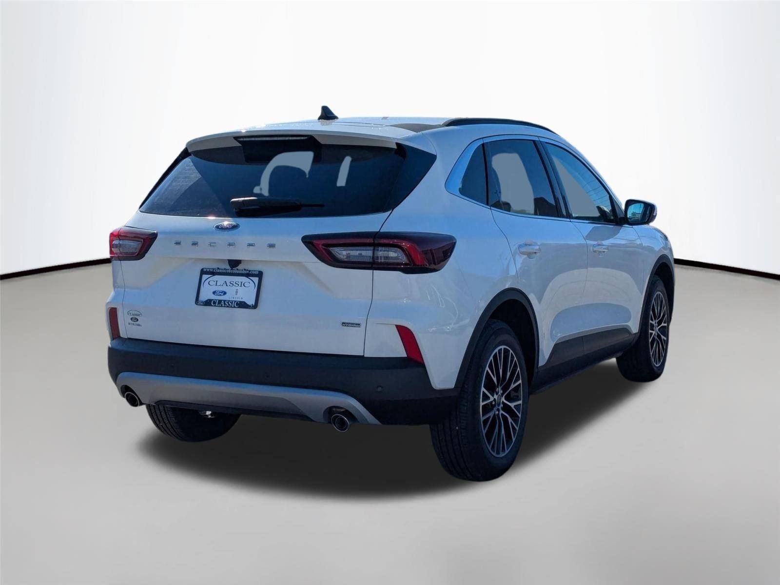 New 2025 Star White Metallic Tri-coat Ford Plug-in Hybrid image 6