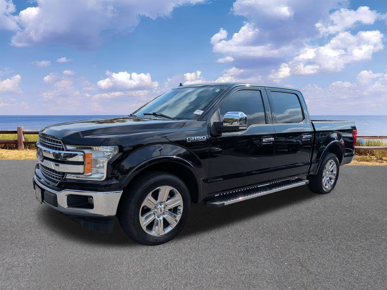 Used 2020 Agate Black Ford Lariat image 4
