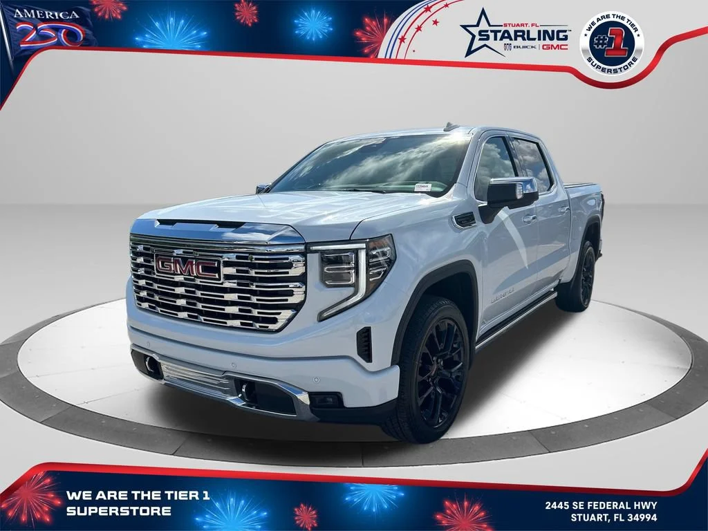 New 2026 Glacier White Tricoat GMC Denali image 1