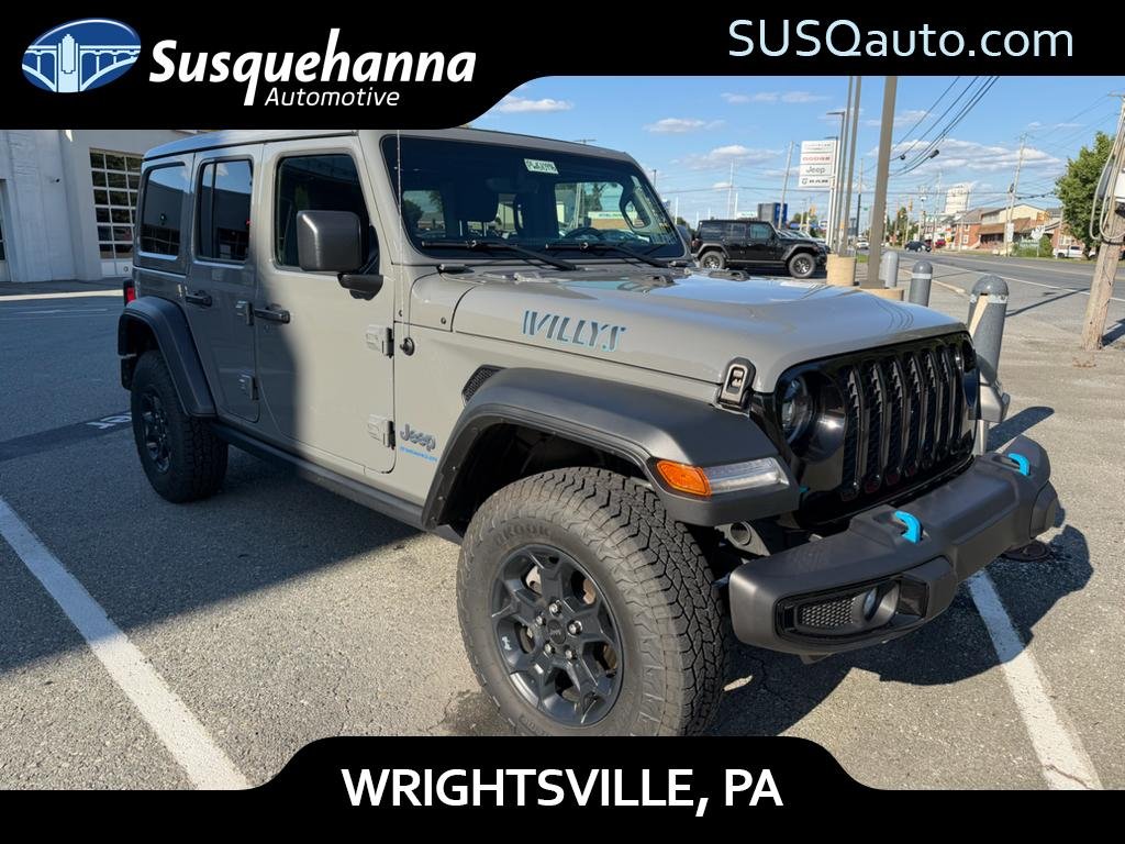 Used 2023 Sting-Gray Clearcoat Jeep Willys 4xe image 1