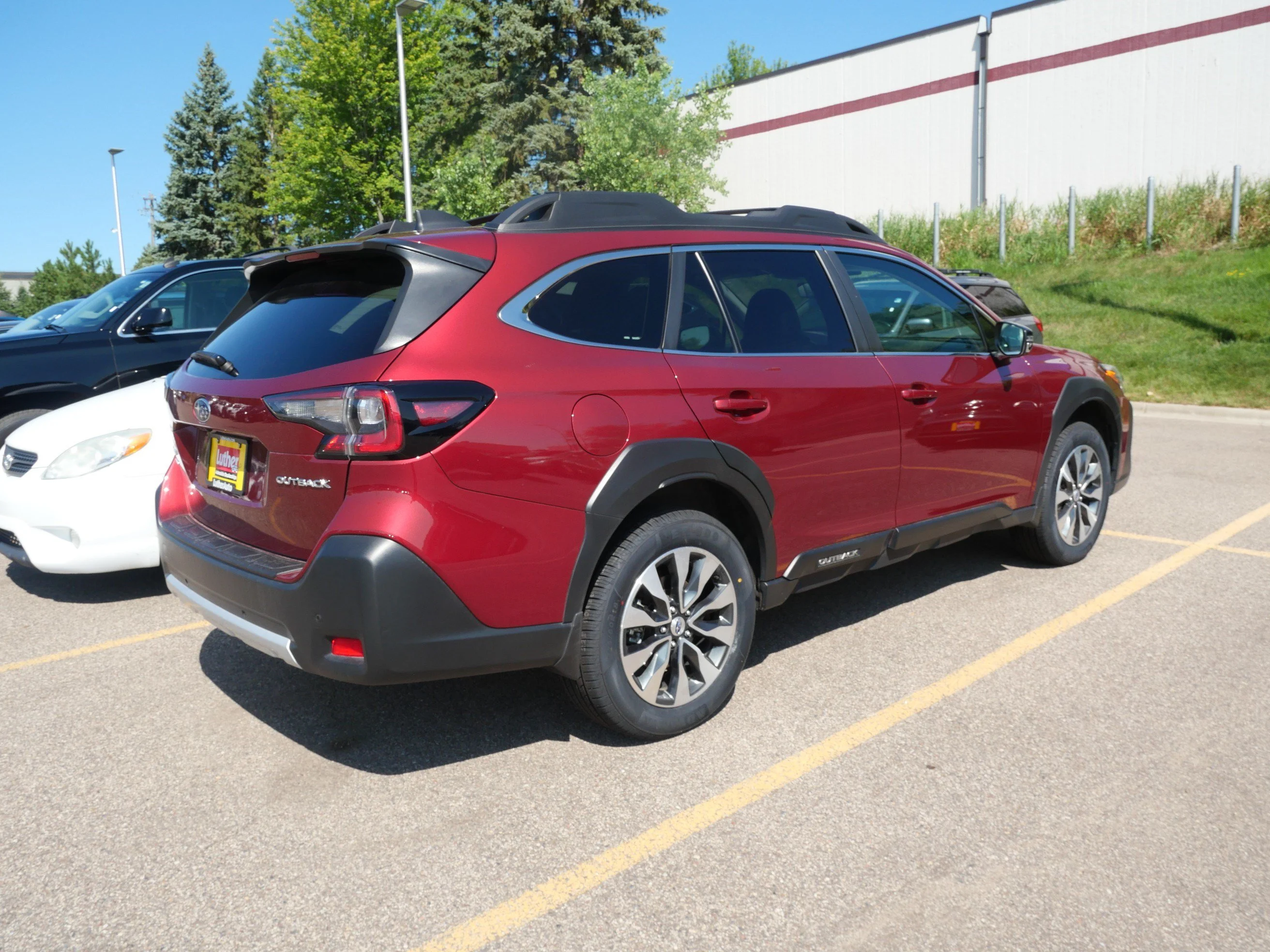 Used 2024 Crimson Red Pearl Subaru Limited image 3