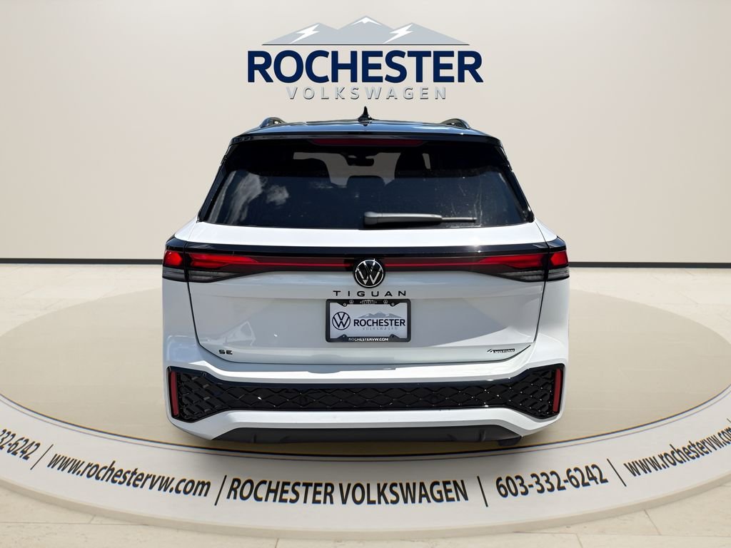 New 2026 Opal White w/Deep Black Roof Volkswagen 2.0T SE R-Line Black image 5