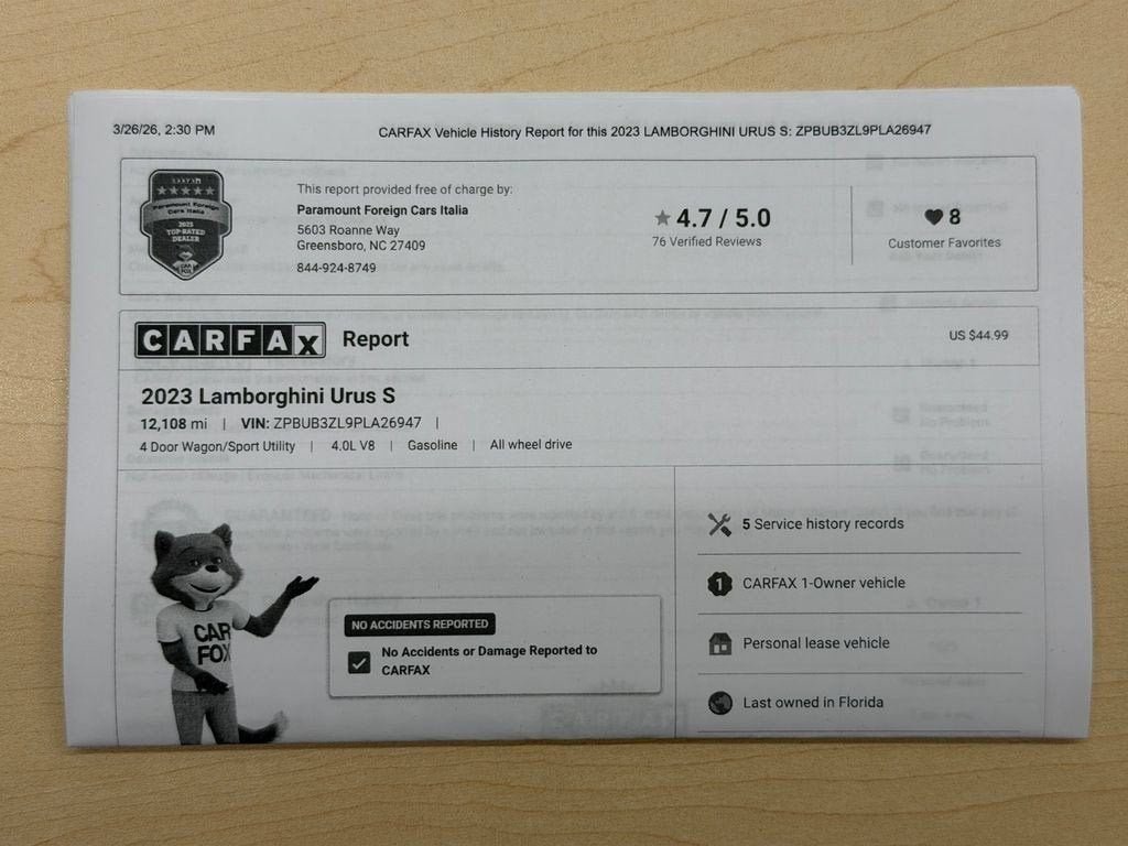 Used 2023 Blu Astraeus Metallic Lamborghini S image 45
